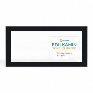 Edilkamin SCREEN UP 100 Glass - Rectangular Fireplace Insert Panel