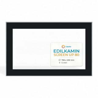 Edilkamin SCREEN UP 80 Glass - Fireplace Insert Panel