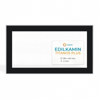 Edilkamin TITANOS PLUS Glass Panel - Fireplace Insert Accessory