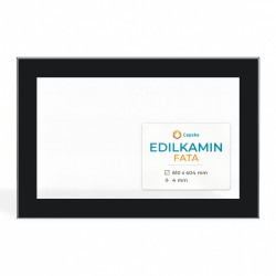 Vitre Edilkamin FATA - Verre Rectangle Sérigraphié pour poêle à granulés