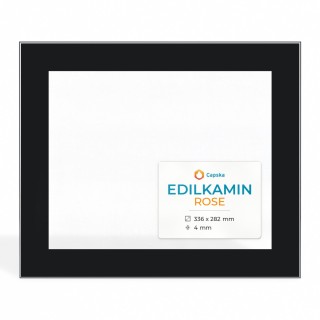 Vetro Edilkamin ROSE - Vetro Rettangolo Serigrafato per stufa a pellet