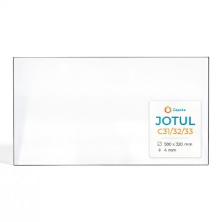 Vetro Jotul C31/32/33 - Vetro 4 falde tagliate per caminetto