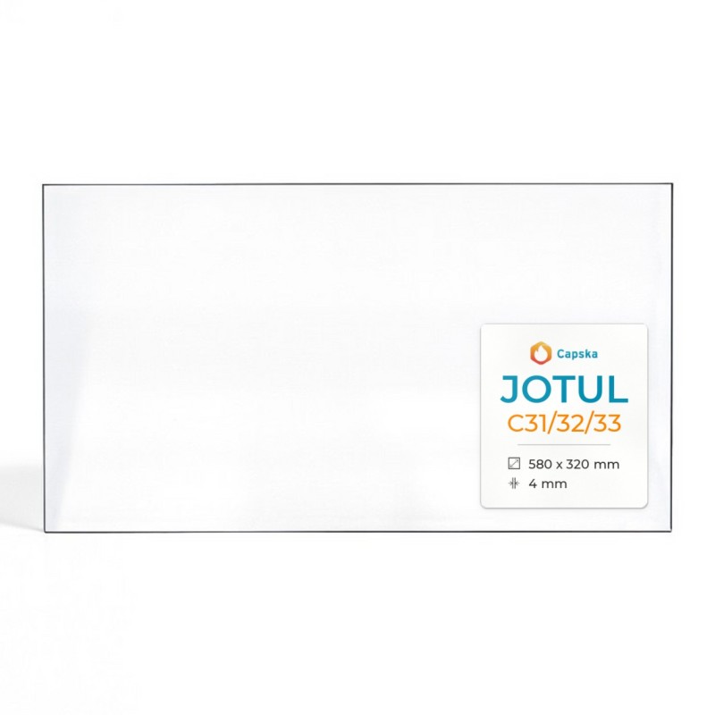Verkauf Jotul C31/32/33 Kaminglas mit 4 Ecken