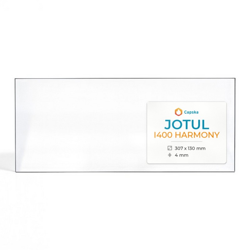 Jotul I400 HARMONY Glas - Rechteck Kaminglas für Kaminofen