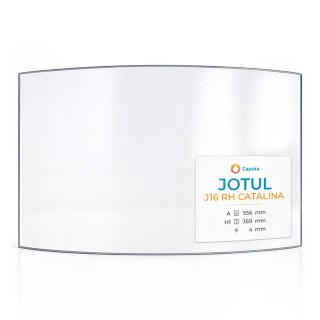 Jotul J16 RH CATALINA - Glas in sich gebogen für Kaminofen