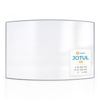 Vetro Jotul I18 - Vetro Curvo per inserto per caminetto