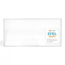 Vitre Efel 38560 - Verre Rectangle pour insert