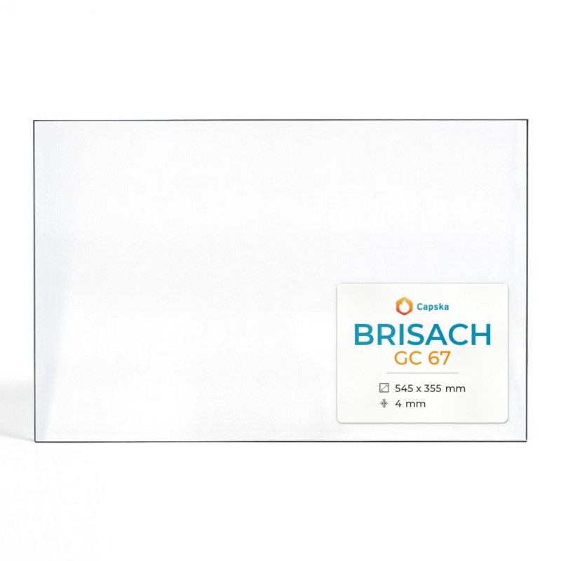 Brisach GC 67 Glass Panel for Fireplace Insert