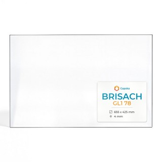 Vetro Brisach GL1 78 - Vetro Rettangolo per inserto camino