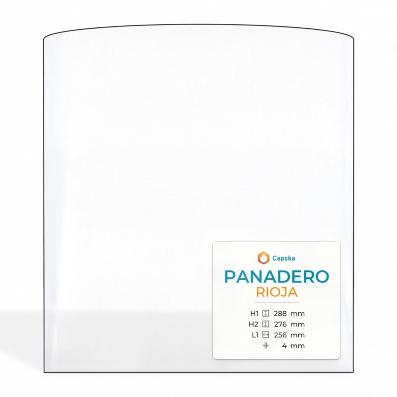 Panadero RIOJA Glas - Rechteck mit abgerundeter Oberseite