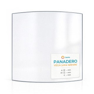 Panadero VEGA Glass Side Panel - Curved Glass for Wood Burning Stove