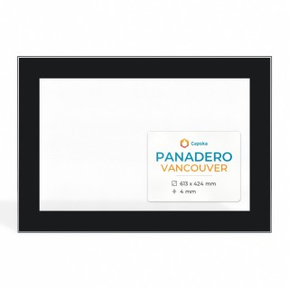 Vitre Panadero VANCOUVER pour poêle à bois - Verre Rectangle Sérigraphié