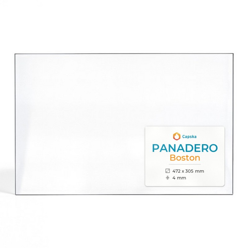 Panadero BOSTON Glas - Rechteck Kaminglas für Kaminofen