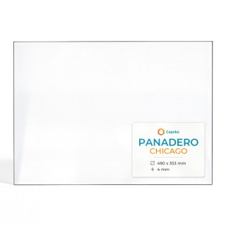 Panadero CHICAGO Glas - Rechteck Kaminglas für Kaminofen