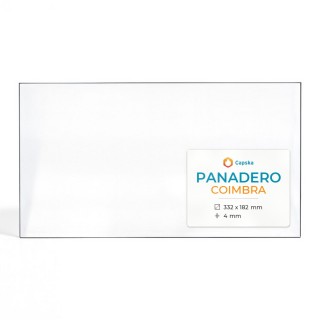 Panadero Coimbra Kaminglas Rechteck Ersatzscheibe - Capska