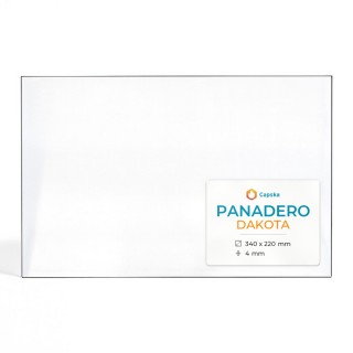 Panadero DAKOTA Glas für Kaminofen - Rechteckiges Kaminglas