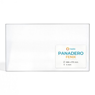Panadero FENIX Glas - Rechteck Kaminglas für Kaminofen