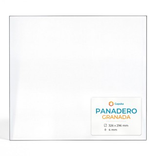 Panadero GRANADA Glas - Rechteck Kaminglas für Kaminofen