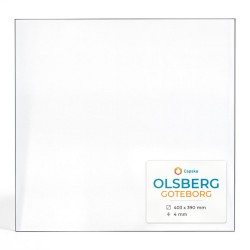 Olsberg GOTEBORG Glas - Rechteck Kaminglas für Kaminofen