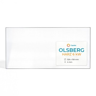 Vitre Olsberg HARZ 6 kW - Verre Rectangle pour poêle à bois