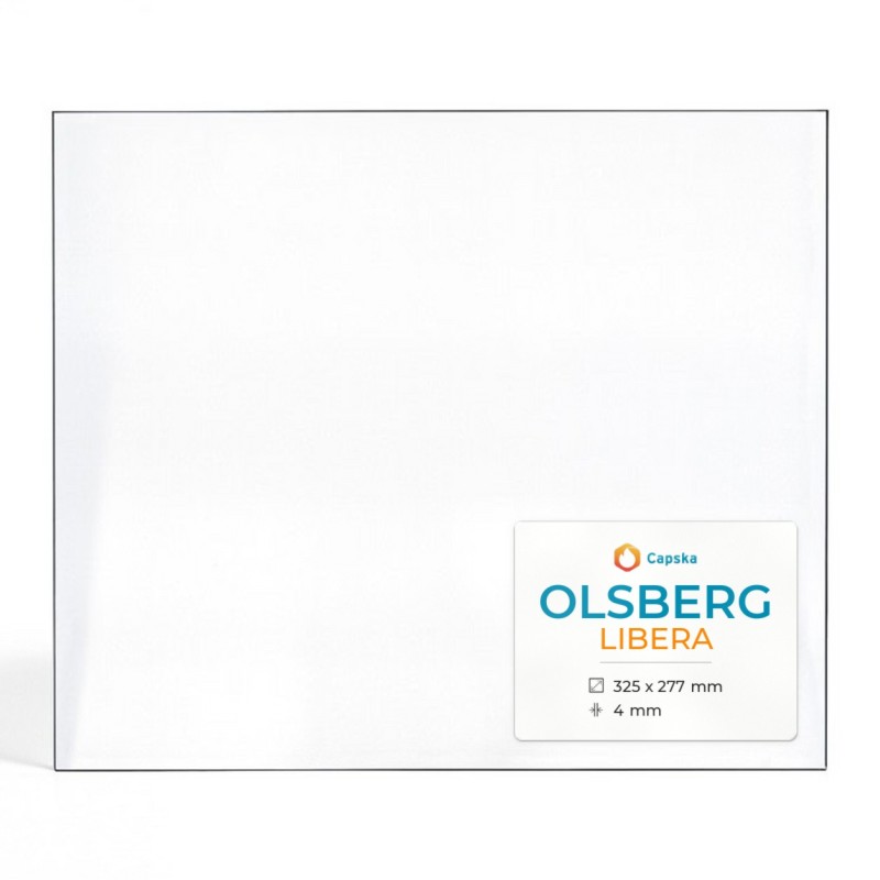 Olsberg LIBERA Glas - Rechteck Kaminglas für Kaminofen