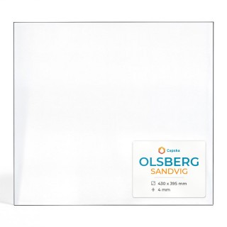 Olsberg SANDVIG Glass Panel - Temperature Resistant and Olsberg-Certified