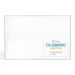 Olsberg SANTORI Glass - Rectangular glass panel for wood burning stove