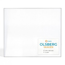 Olsberg SKAGEN Glas - Rechteck Kaminglas für Kaminofen