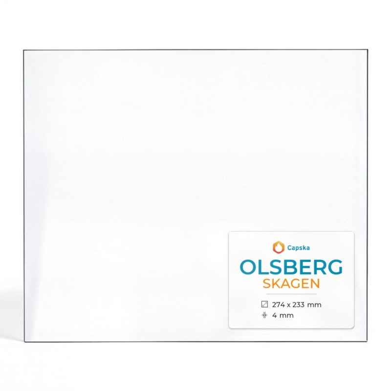Vetro Olsberg SKAGEN - Vetro Rettangolo per stufa a legna