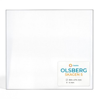 Vetro Olsberg SKAGEN 5 - Vetro Rettangolo per stufa a legna