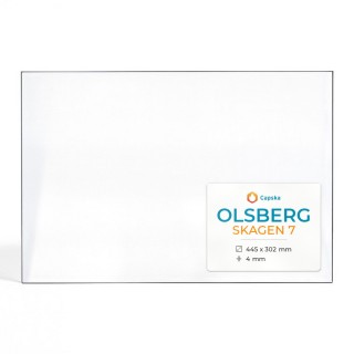 Olsberg SKAGEN 7 Glass - Rectangular Panel for Wood Burning Stove