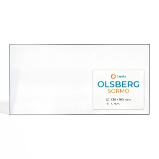 Olsberg SORMO Glass Panel for Wood Burning Stove