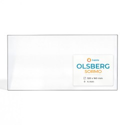 Olsberg SORMO Glas - Rechteck Kaminglas für Kaminofen