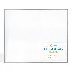 Olsberg DALEN Glas - Rechteck Kaminglas für Kaminofen