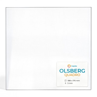 OLSBERG QUADRO Glass - Rectangular Fireplace Insert Panel