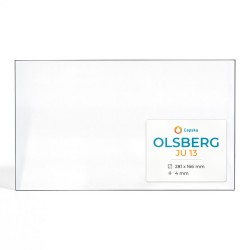 Vitre Olsberg JU 13 - Verre Rectangle pour insert