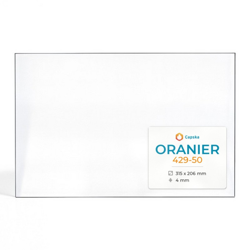 Oranier 429-50 Glass Panel for Wood Burning Stove - Premium Quality
