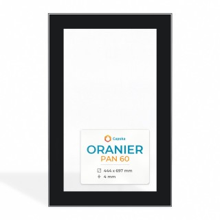 Vitre Oranier PAN 60 - Verre Rectangle Sérigraphié pour poêle à bois
