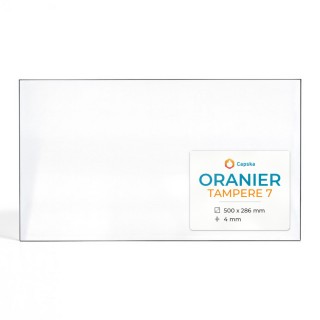 Vitre Oranier TAMPERE 7 - Verre Rectangle pour poêle à bois