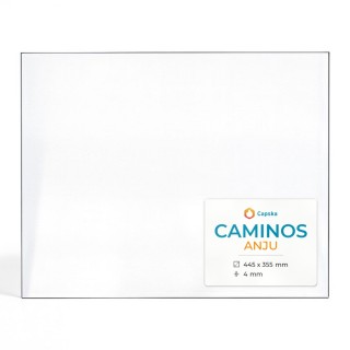 Caminos ANJU Rechteck Kaminglas - Hitzebeständig bis 760°C