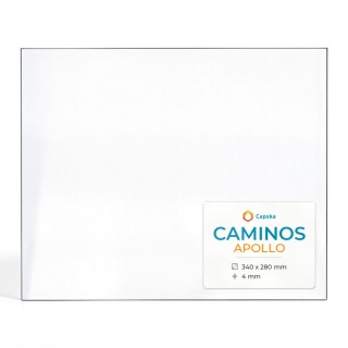 Verre de cheminée Caminos APOLLO - Rectangulaire