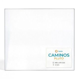 Caminos PLUTO Glas - Rechteck Kaminglas für Kaminofen