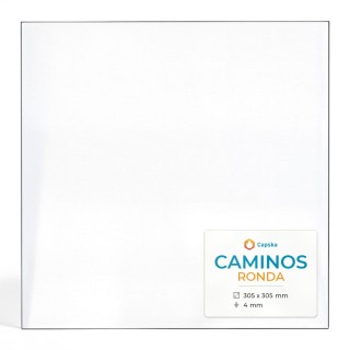 Vitre Caminos RONDA - Verre Rectangle pour poêle à bois