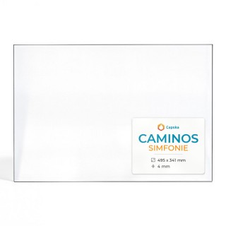 Vetro Caminos SIMFONIE - Vetro Rettangolo per stufa a legna