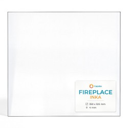 Vitre Fireplace INKA - Verre Rectangle pour poêle à bois