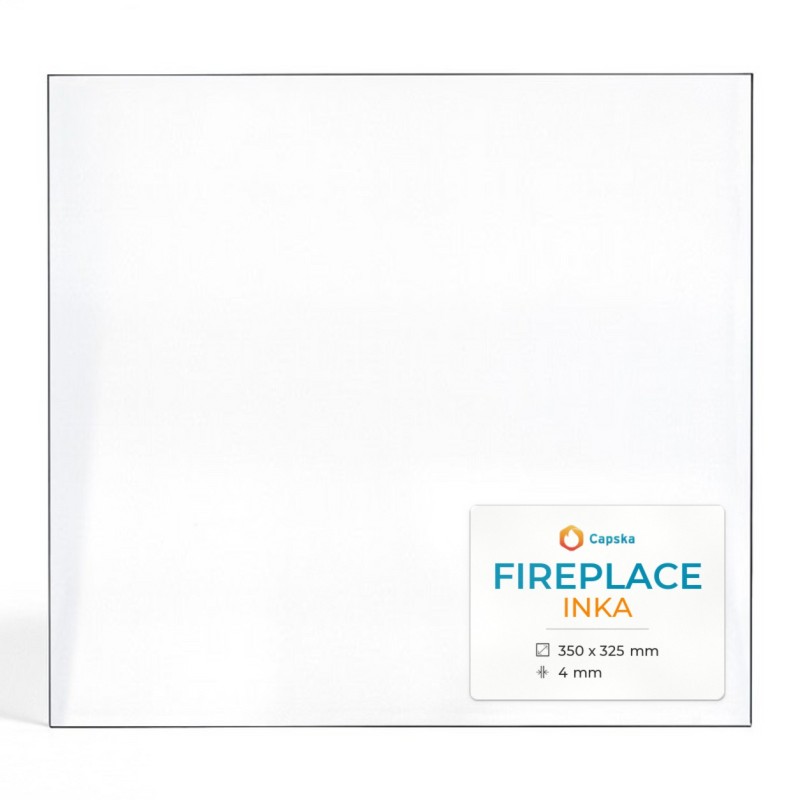 Kaminglas INKA Rechteck - FIREPLACE