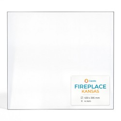 Vitre Fireplace KANSAS - Verre Rectangle pour poêle à bois