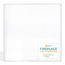 Vitre Fireplace LIECHTENSTEIN - Verre Rectangle pour poêle à bois