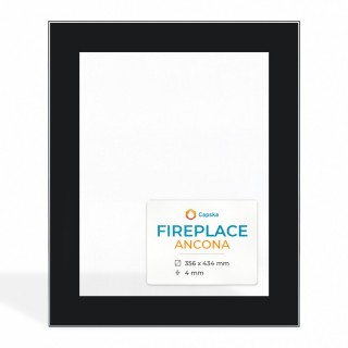 Vitre Fireplace ANCONA - Verre Rectangle Sérigraphié pour poêle à bois