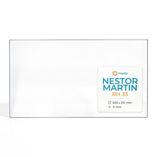 Vetro Nestor Martin RH 33 - Vetro Rettangolo per stufa a legna